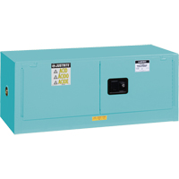 Armoire de s&eacute;curit&eacute; en acier inoxydable pour produits corrosifs/acides EX Piggyback Sure-Grip , 12 gal., 2 Porte(s), 43" La x 18" h x 18" p CSL Industriel Inc.
