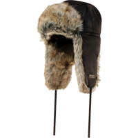 Quilted Synthetic Fur-Lined Hat, Nylon/Fur Lining, X-Large, Black CSL Industriel Inc.