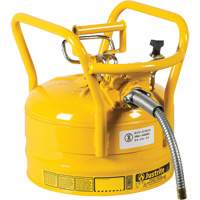Bidons s&eacute;curitaires D.O.T. de AccuFlow, Type II, Acier, 2,5 gal. US, Jaune, Homologu&eacute; FM CSL Industriel Inc.