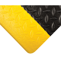 Tapis Tuf Sponge No 452, Losange, 3' x 60' x 1/2", Noir/Jaune, &eacute;ponge en PVC CSL Industriel Inc.