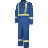 Flame-Resistant Premium Coveralls with Reflective Trim, Size 38, Royal Blue, 12.2 cal/cm² CSL Industriel Inc.