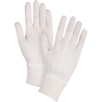 Gants d'inspection de poids moyen, Poly/coton, Poignet Poignet en tricot, Dames CSL Industriel Inc.