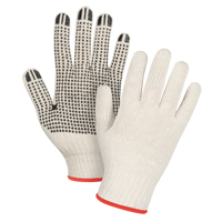 Lightweight Dotted String Knit Gloves, Poly/Cotton, Single Sided, 7 Gauge, Small CSL Industriel Inc.