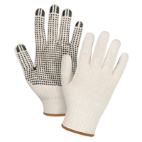 Heavyweight Dotted String Knit Gloves, Poly/Cotton, Single Sided, 7 Gauge, Large CSL Industriel Inc.