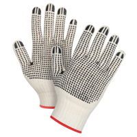 Heavyweight Double-Sided Dotted String Knit Gloves, Poly/Cotton, Double Sided, 7 Gauge, Small CSL Industriel Inc.