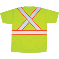 T-shirt conforme &agrave; la CSA, Polyester, Moyen, Jaune lime haute visibilit&eacute; CSL Industriel Inc.