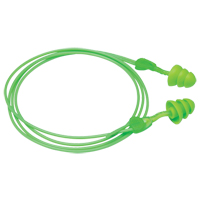 Bouchons d'oreilles r&eacute;utilisables Glide Trio, Avec cordon, Vrac - &agrave; nu, 27 dB NRR, Taille unique CSL Industriel Inc.