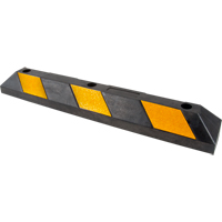 Parking Curb, Rubber, 3' L, Black/Yellow CSL Industriel Inc.