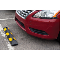 Parking Curb, Rubber, 3' L, Black/Yellow CSL Industriel Inc.