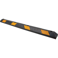 Butoir pour espace de stationnement, Caoutchouc, 6' l, Noir/Jaune CSL Industriel Inc.
