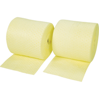 Rouleaux absorbants li&eacute;s de premi&egrave;re qualit&eacute;, Lourd, 150' lo x 15" la, Absorption 25 gal. CSL Industriel Inc.