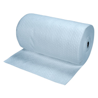 Rouleaux absorbants li&eacute;s bleus de premi&egrave;re qualit&eacute;, Lourd, 150' lo x 30" la, Absorption 50 gal. CSL Industriel Inc.