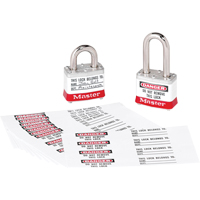 Zenex Thermoplastic Photo Padlock Identification Labels CSL Industriel Inc.