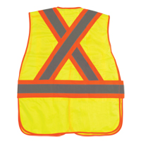 CSA Compliant High Visibility Surveyor Vest, High Visibility Lime-Yellow, Large, Polyester CSL Industriel Inc.