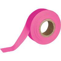 Ruban pour signalisation, 1,188" la x 150' lo, Rose fluorescent CSL Industriel Inc.