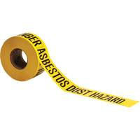 Ruban pour barricade, Anglais, 3" la x 1000' lo, 3 mils, Noir sur jaune CSL Industriel Inc.