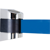 TensaBarrier&reg; Wall Mounted Units, Plastic, Screw Mount, 15', Blue Tape CSL Industriel Inc.