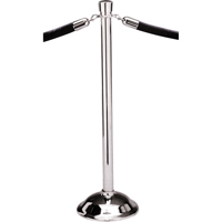 Portable Posts, 39" High, Polished Chrome CSL Industriel Inc.