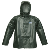 Manteau de pluie Journeyman r&eacute;sistant aux produits chimiques, Petit, Vert, Polyester/PVC CSL Industriel Inc.