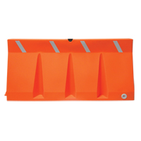 Traffic Barriers, Water-Filled, 69.75" L x 33.75" H, Orange CSL Industriel Inc.