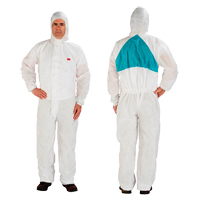 Protective Coveralls, 4X-Large, White, Polypropylene/SMS CSL Industriel Inc.