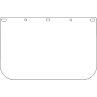Visi&egrave;re d&eacute;coup&eacute;e &agrave; l'emporte-pi&egrave;ce Dynamic, PETG, Teinte Transparent CSL Industriel Inc.
