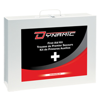 Trousse de premiers soins industrielle pour usage g&eacute;n&eacute;ral Dynamic, Dispositif m&eacute;dical Classe 1, Boîte en m&eacute;tal CSL Industriel Inc.