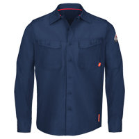 IQ Endurance&reg; Men's Work Shirts, Small, Navy Blue CSL Industriel Inc.