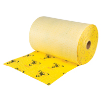 Rouleaux d'avertissement de premi&egrave;re qualit&eacute; - absorbants haute visibilit&eacute;, Lourd, 150' lo x 24" la, Absorption 37,6 gal. CSL Industriel Inc.