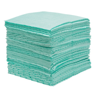 Feuilles absorbantes li&eacute;es de premi&egrave;re qualit&eacute;, Mati&egrave;res dangereuses, 15" x 18", 30 gal. d'absorption CSL Industriel Inc.