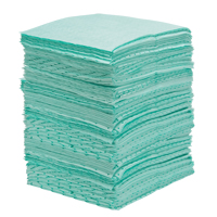 Feuilles absorbantes li&eacute;es de premi&egrave;re qualit&eacute;, Mati&egrave;res dangereuses, 15" x 18", 30 gal. d'absorption CSL Industriel Inc.