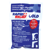 Rapid Relief&reg; Instant Chill Pack, Cold, Single Use, 5" x 9" CSL Industriel Inc.