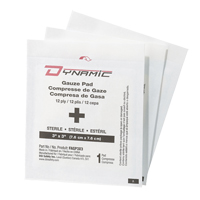 Dynamic Gauze, Pad, 3" L x 3" W, Sterile, Medical Device Class 1 CSL Industriel Inc.