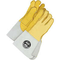 Welding Gloves, Grain Cowhide/Grain Deerskin, Size Large/10 CSL Industriel Inc.