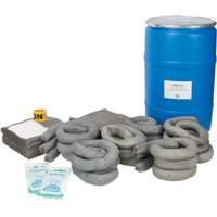 Trousse de lutte contre les d&eacute;versements, Universel, Baril, Absorbance de 55 gal. US CSL Industriel Inc.