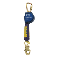 Cordage de s&eacute;curit&eacute; autor&eacute;tractable allong&eacute; Nano-Lok, 10', Polyester/Sangles, Pivotant CSL Industriel Inc.