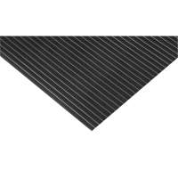 Wide-Ribbed Matting, Wiper, 3' x 75' x 1/8", Black CSL Industriel Inc.