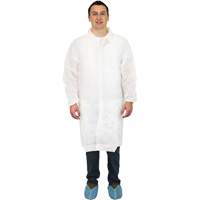 Lab Coat, Polypropylene, White, Large CSL Industriel Inc.