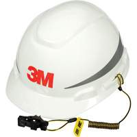 Longe pour casque de s&eacute;curit&eacute;, Spirale, Attache/boucle CSL Industriel Inc.