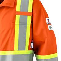 7702 FR Hi-Vis Safety Coveralls, Size 36, Orange CSL Industriel Inc.