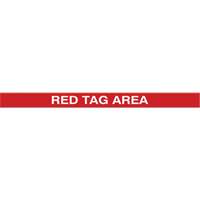 Tough-Mark Heavy-Duty Floor Marking, Rectangle, 48" L x 4" W, Red, Polyethylene CSL Industriel Inc.