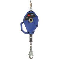 Cordage de s&eacute;curit&eacute; autor&eacute;tractable avec verrouillage intelligent, 20', Acier inoxydable, Pivotant CSL Industriel Inc.