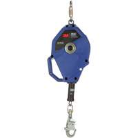 Cordage de s&eacute;curit&eacute; autor&eacute;tractable avec verrouillage intelligent, 50', Acier inoxydable, Pivotant CSL Industriel Inc.