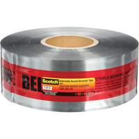 Ruban pour barri&egrave;res pour d&eacute;tection de services publics souterrains Scotch, Anglais, 3" la x 1000' lo, 5 mils, Noir/rouge CSL Industriel Inc.