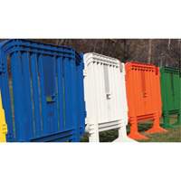 Minit Barricade, Interlocking, 49" L x 39" H, Green CSL Industriel Inc.