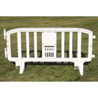 Movit Barricade, Interlocking, 78" L x 39" H, White CSL Industriel Inc.