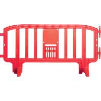 Movit Barricade, Interlocking, 78" L x 39" H, Red CSL Industriel Inc.