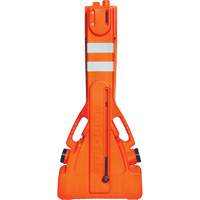 Barricade Multi-Gate, 43" h x 90" lo, Orange CSL Industriel Inc.