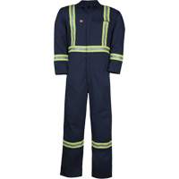 Combinaison non doubl&eacute;e Westex UltraSoft, Taille Grand (grande taille), Bleu marine, 12,4 cal/cm2 CSL Industriel Inc.