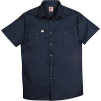 Short-Sleeved Twill Work Shirt, Men's, 4X-Large, Navy Blue CSL Industriel Inc.